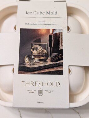 Silicone Dishwasher Safe Skull Ice Cube Mold by Threshold